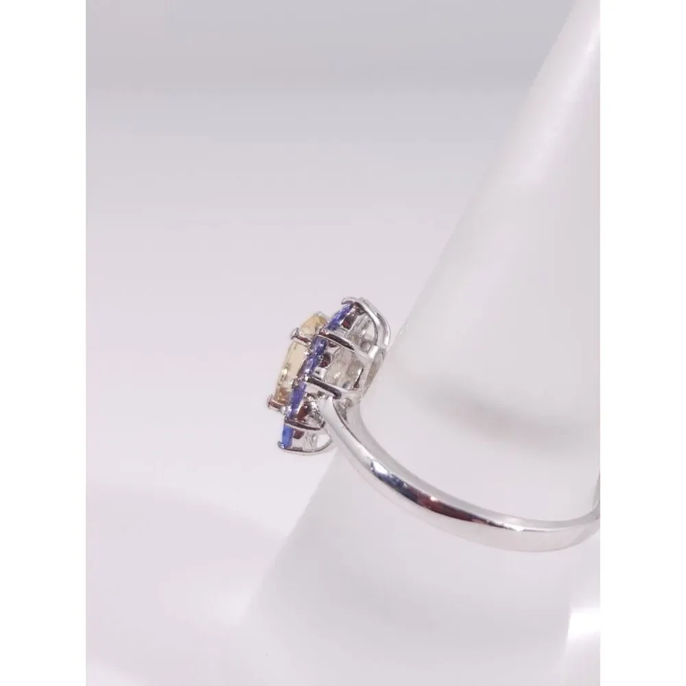 Marialite and Tanzanite Ring Size 7